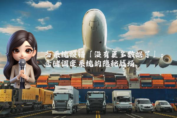 当系统报错「没有更多数据了」:仓储调度系统的隐秘战场